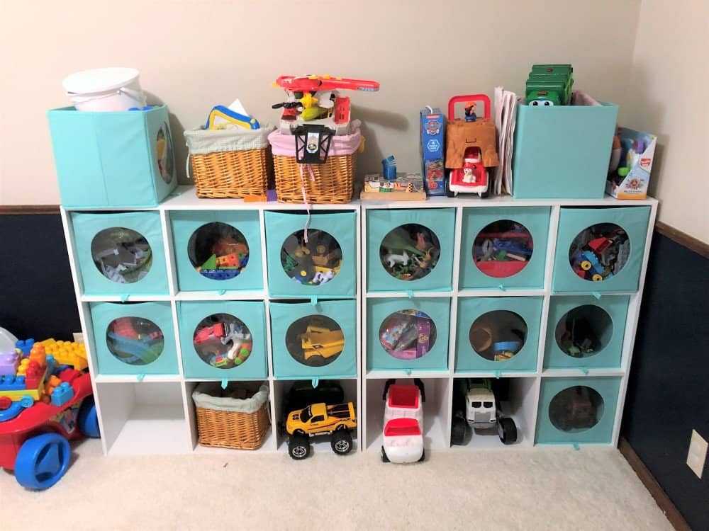 Decluttering children's clearance toys