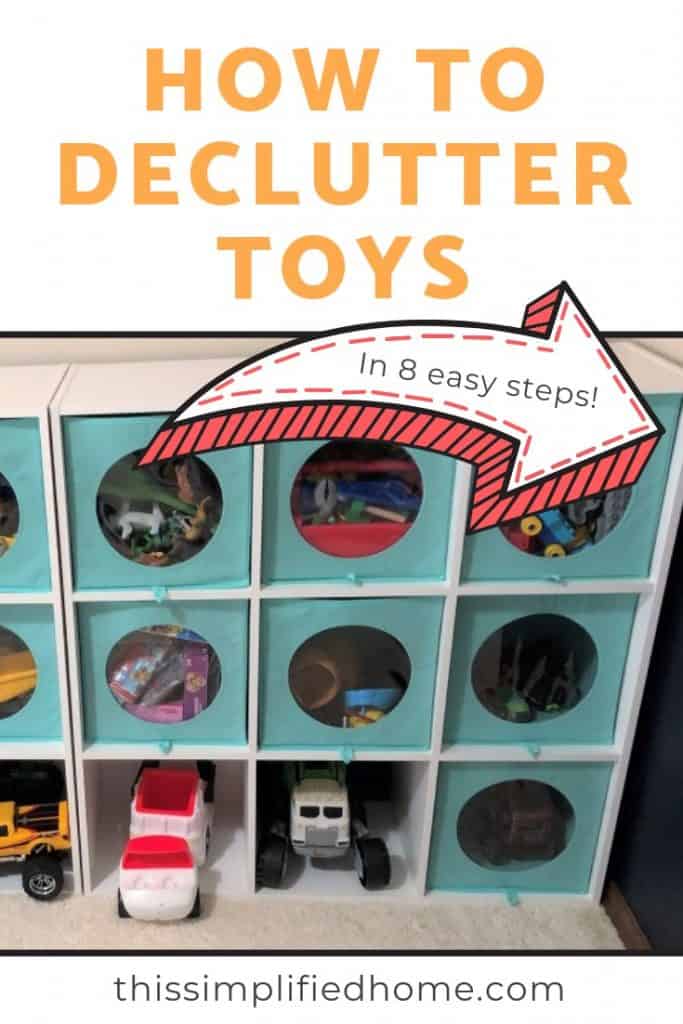 Have a ton of toys but don't know where to start? Read this post to learn how to quickly and easily sort through toys.