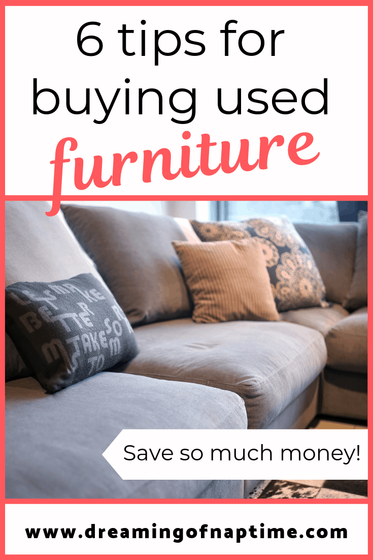 6 tips for buying used furniture | This Simplified Home