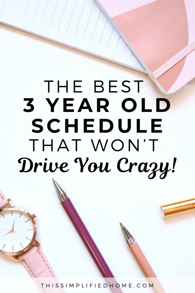 Do you frantically run around trying to get some control in the chaos? I've been there. Here's the best 3-year-old schedule that works.