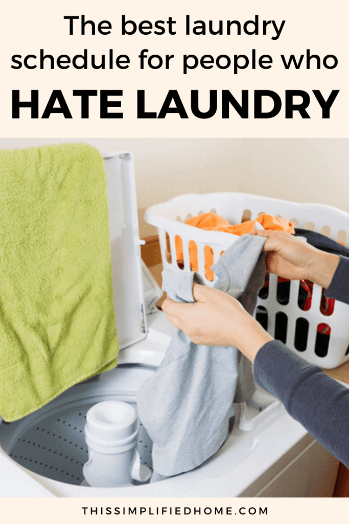 Who doesn't hate laundry? It's neverending and can take over your home. Learn how to create a simple laundry schedule and get control of the laundry.