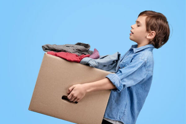 Decluttering deals kids clothes