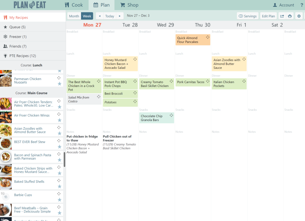 Simplify Meal Planning with Plan to Eat
